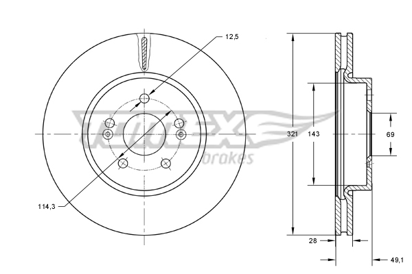 TOMEX Brakes TX 73-32...